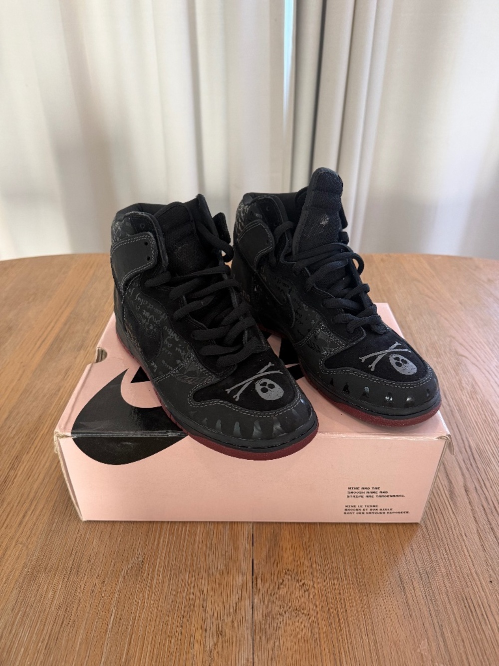 NIKE SB DUNK HIGH NEW SIZE 9.5 MELVINS DARK CHARCOAL BLACK 305050 003 - Picture 1 of 9